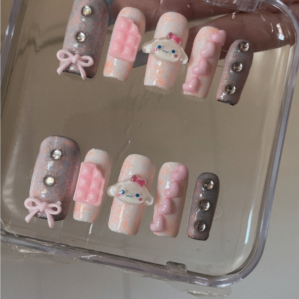 Short Square Nails